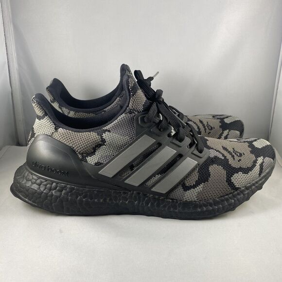 Adidas x Bape Ultra Boost 4.0 Black Camo Men’s 8.5 G54784 Bathing Ape - Picture 4 of 13